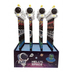 Crayon embout gomme cosmonaute