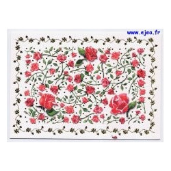Carte postale Hanra Roses