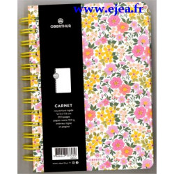 Carnet B6 Petites fleurs...