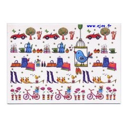 Carte postale Hanra Tea time