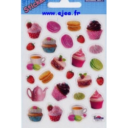 Stickers Global Gift Cupcakes