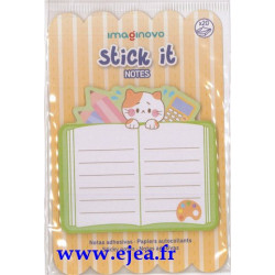 Stick it Notes Chat Cahier