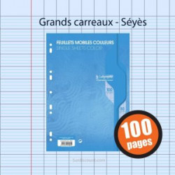 Feuilles simples Bleu...