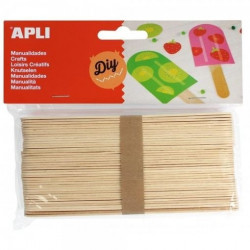Lot de 40 bâtonnets en bois