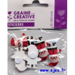 Stickers 3D Père Noël