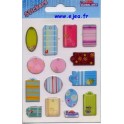 Stickers Global Gift Tags 