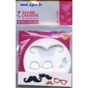 Moule silicone Moustaches...